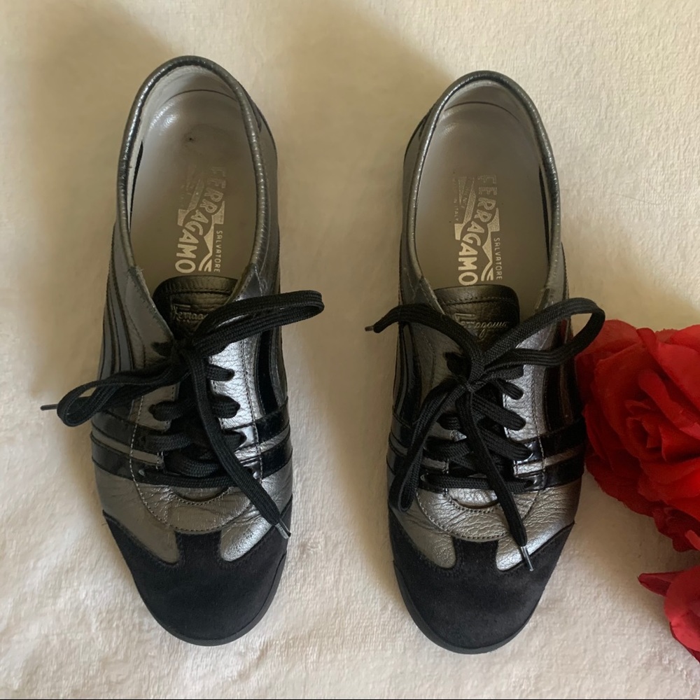 Ferragamo Leather Women's Athletic Shoes - Picture 4 of 14